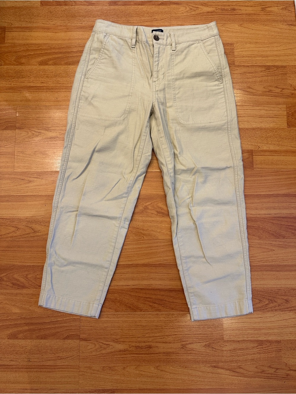 J. Crew Women’s Straight Leg Jeans in Light Beige